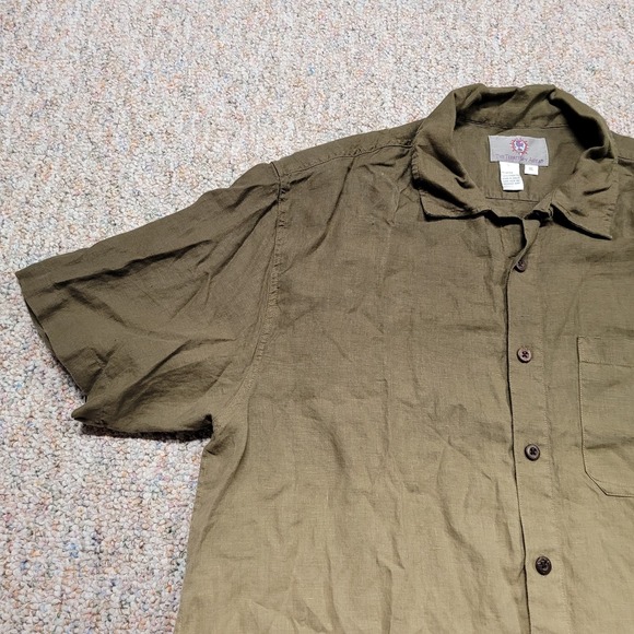 The Territory Ahead Shirt Mens XL Multi Fade Linen Button Up Short Sleeve Casual - Picture 4 of 12